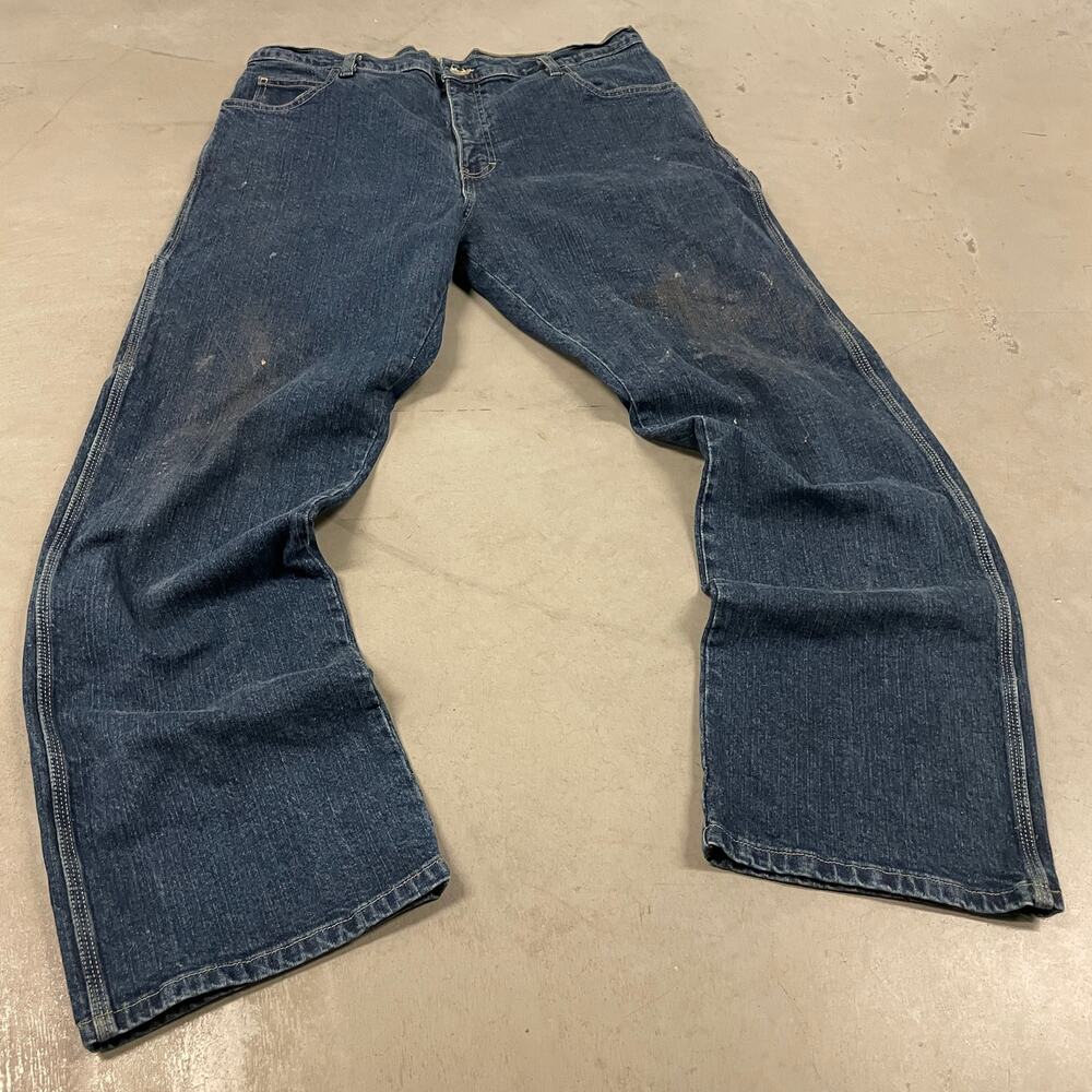 Y2K baggy dickies paint splatter carpenter Jeans 36x32